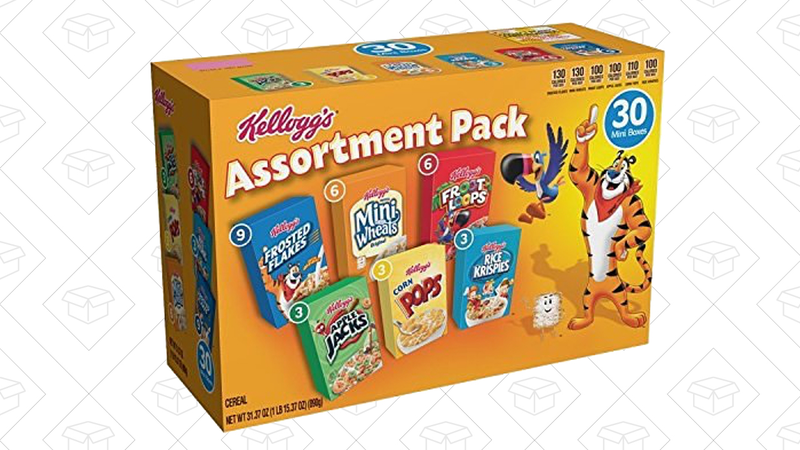 30-Pack Kellogg’s Breakfast Cereal Mini Boxes, $7 after 25% coupon